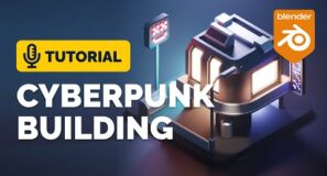 Blender Cyberpunk Building Tutorial | Polygon Runway