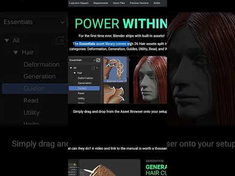 Amazing New HAIR TOOLS for Blender 3.5!