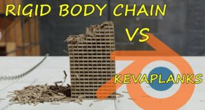 Rigid Body Chain vs Kevaplanks   Blender