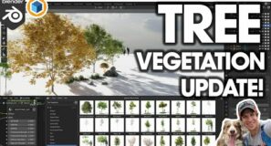 Tree Vegetation UPDATE For Blender! What’s New?