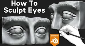 How to Sculpt Eyes in Blender (Follow Along Tutorial)