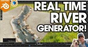 Amazing REAL TIME RIVER GENERATOR for Blender!