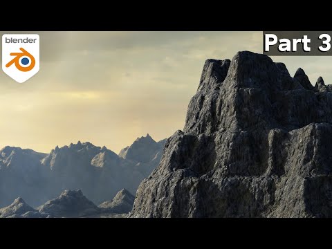 Creating Realistic Rocky Mountains in Blender – Part 3 (Tutorial)