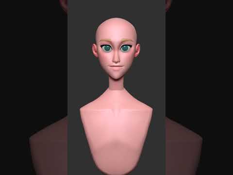 3D Sculpting Lady Diana as a Disney Princess in ZBrush