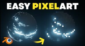 The Easiest Way to Make Pixel Art in Blender [Tutorial]