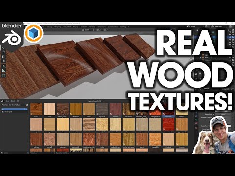 Realistic WOOD TEXTURES in Blender with REAL WOOD TEXTURES!