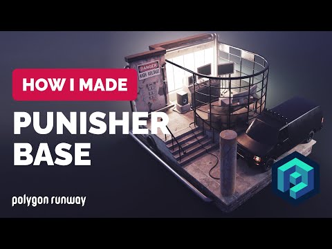Punisher Operation Base in Blender – 3D Modeling Process | Polygon Runway