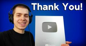 100K Silver Play Button Unboxing! Thank You!