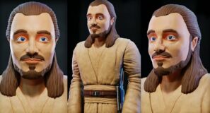 How I Created Qui-Gon Jinn in Blender (Character Creation Process)