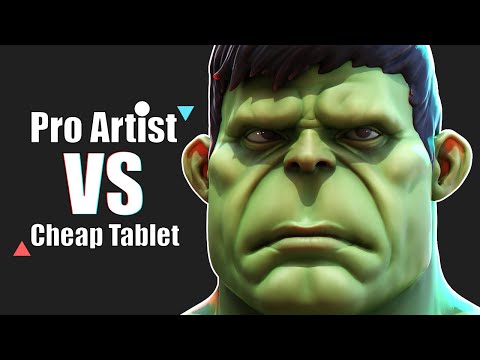 Can this 30$ CHEAP TINY TABLET do ART? – Pro Artist does his best!