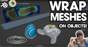 MESH MATERIALIZER and Conform Object – Wrap Objects on Other Objects in Blender!