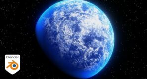 Procedural Ice Planet 🪐 (Blender Tutorial)