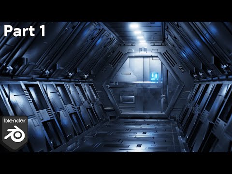 Sci-Fi Airlock Corridor – Part 1 (Blender Intermediate Tutorial)