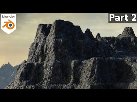 Creating Realistic Rocky Mountains in Blender – Part 2 (Tutorial)