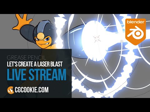 Blender Grease Pencil Let’s create a Laser Blast