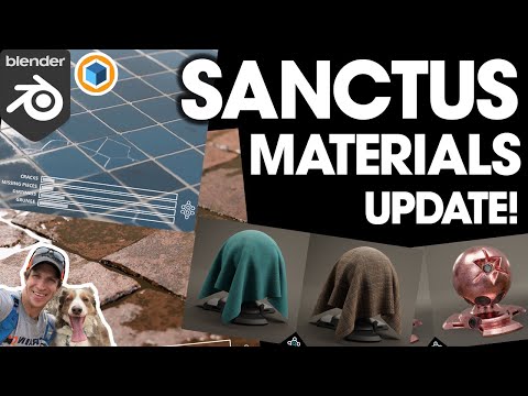 Sanctus Library V2 IS HERE! Awesome Procedural Materials!