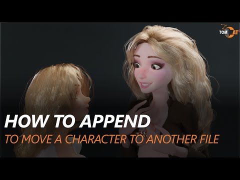 How to Append in Blender – to move a character (or anything) from one file to another.