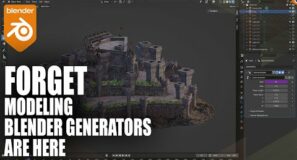 Forget about modeling blender generators are here