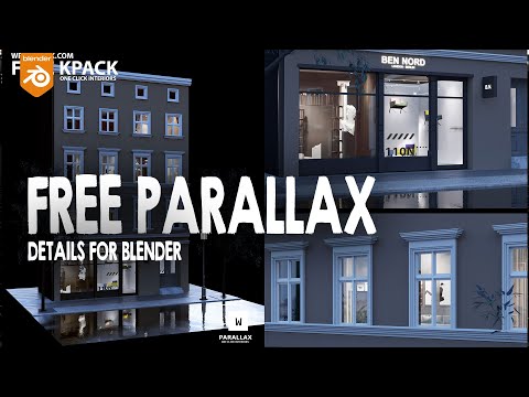 Amazing free parallax details for blender
