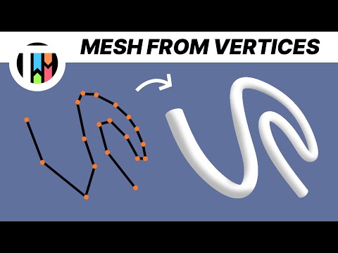 How to Create a Mesh from Vertices (MOST USEFUL TIP)
