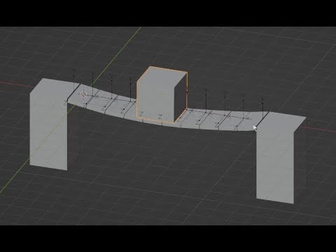Create A Simple Physics Based Bridge – Blender