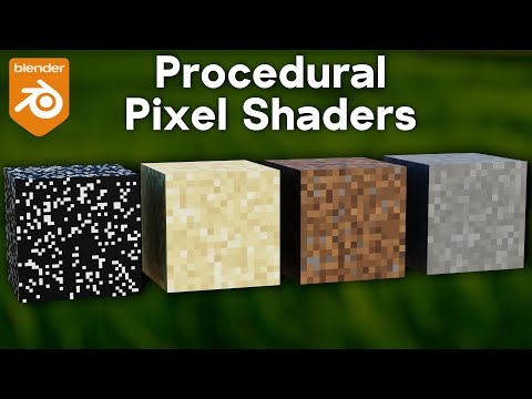Procedural Pixel Shaders (Blender Tutorial)