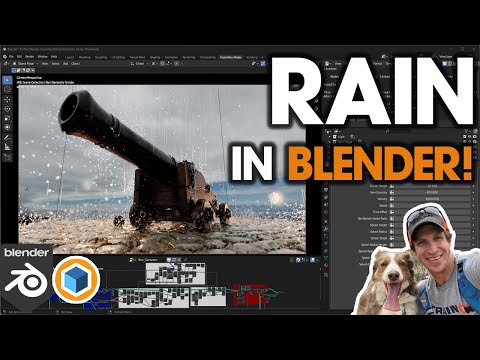 Updated! Is this the BEST Rain Generating Add-On for Blender? (Rain Generator Tutorial)
