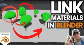 How to Link Materials Across Objects in Blender!