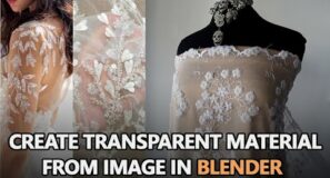 How to make translucent fabric in Blender