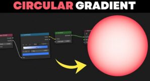 Circular Gradient Material – Blender 3.2 Tutorial