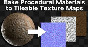 Bake Procedural Materials to Tileable Texture Maps (Blender & Gimp Tutorial)
