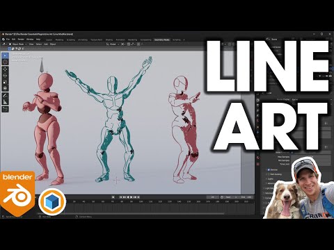 LINE ART From Your Blender Models!