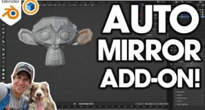 How to Use the FREE Auto-Mirror Add-On for Blender!