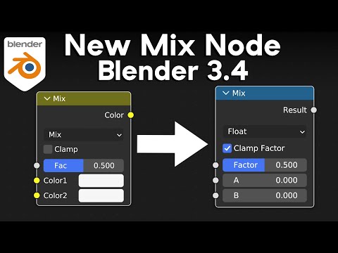 The New Mix Node in Blender 3.4