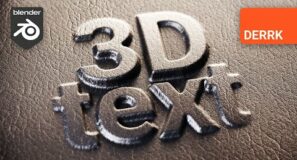 Blender 3.6 Text Features +  ‘Embossed’ Animation