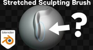 Why Your Sculpting Brush is Stretched in Blender