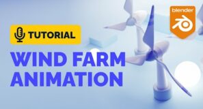 Blender Wind Farm Animation Tutorial | Polygon Runway