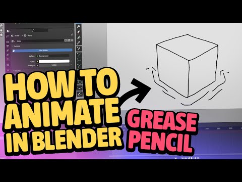 How to Animate with The Grease Pencil in Blender – Beginners Guide / Tutorial