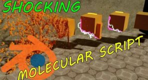 Molecular Script Electric Discharge   Blender