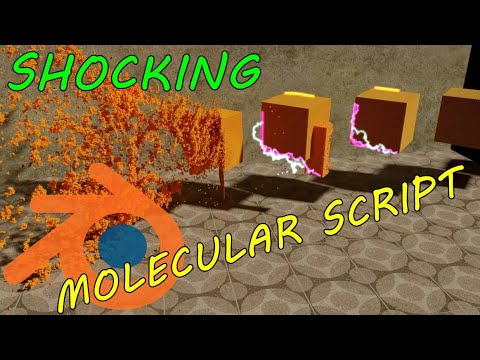 Molecular Script Electric Discharge   Blender