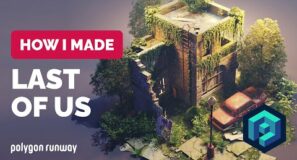 Last of Us Diorama in Blender – 3D Modeling Process | Polygon Runway
