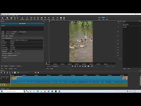 Shotcut Tutorial: How Create Portrait Videos From Landscape Videos For YouTube Shorts.