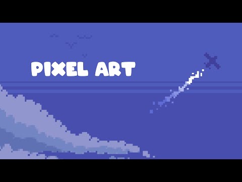 How I Created A Pixel Art Sky – Aseprite Speedart