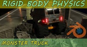 Physics Based Monster Truck   Blender Rigid Body