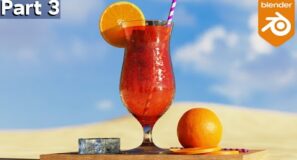 Summer Beverage 🍹 Part 3 (Blender Tutorial)
