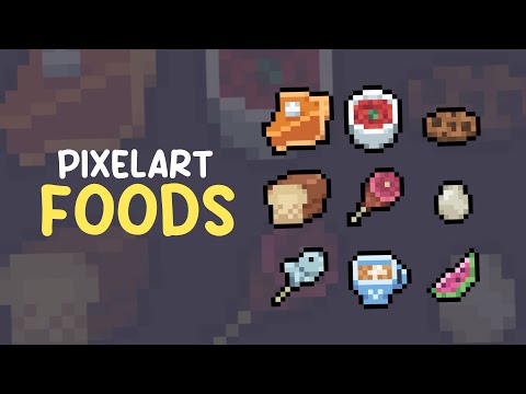 RPG Pixelart Foods Tutorial – Tutorial (FULL RE-UPLOAD)