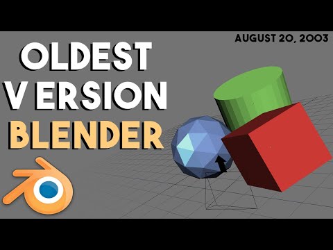 Using the Oldest Version of Blender?