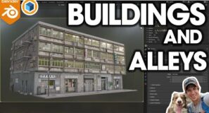 Easy BUILDINGS AND ALLEYS with Procedural Alleys!