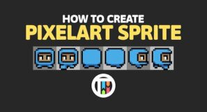 How to Create A Simple Pixelart Sprite with 6 Images