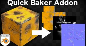 How to Use Quick Baker: Texture Baking Addon for Blender (Updated)